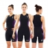 Zone3 aquaflo tri suit dames grijs/rood 2015  Z14127